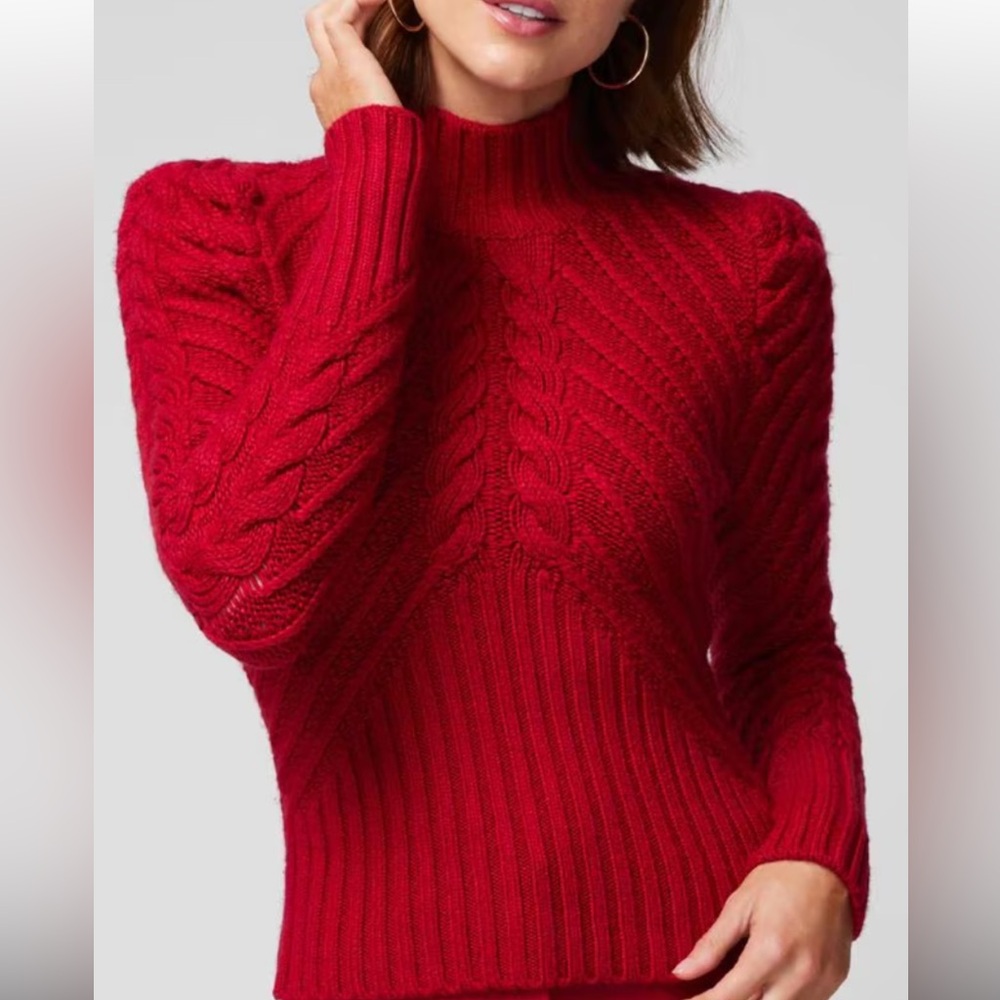 New never worn Black House White Market NWOT red M sweater